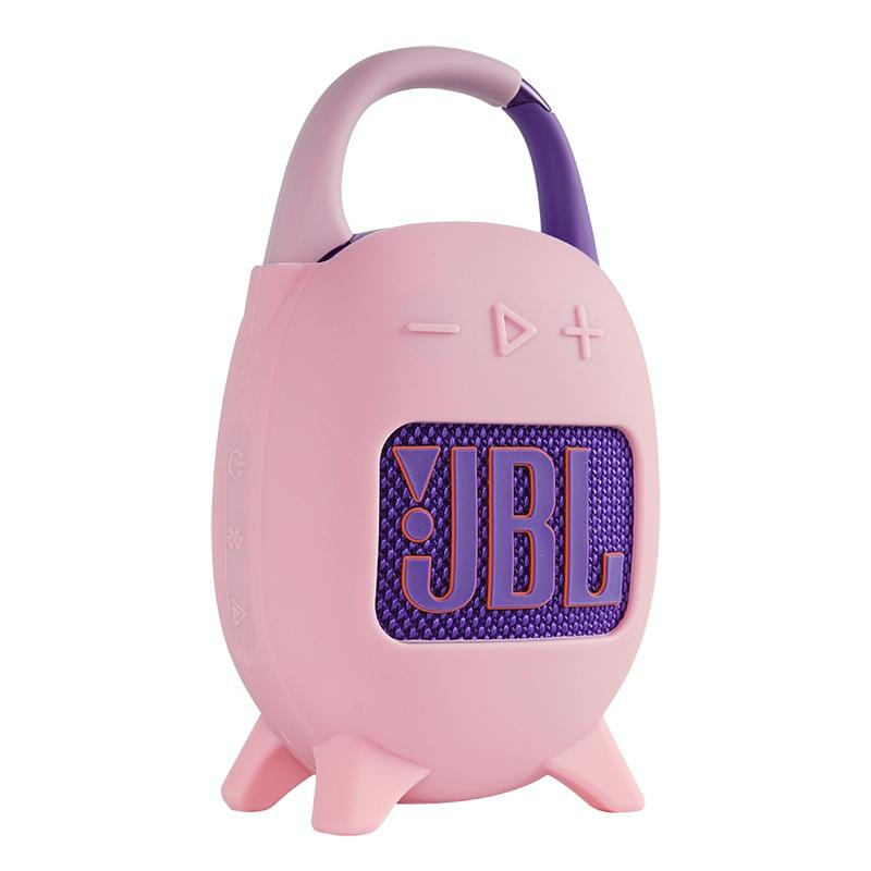 Soft Silicone Protective Case for Jbl Clip 5 Portable Speaker - Purple