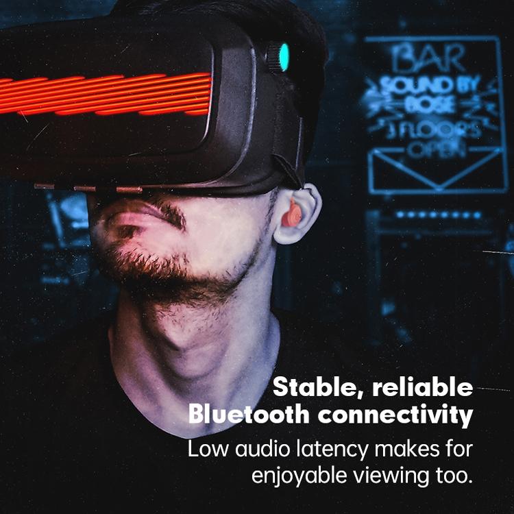 Waterproof T20 Tws Bluetooth Earphones with Charging Box and Noise-cancelling Hooks - White