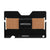 Multi Function Aluminum Card Holder For Men & Women Elastic Band Wallet - Light Coffee