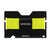 Multi Function Aluminum Card Holder For Men & Women Elastic Band Wallet - Light Coffee