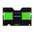 Multi Function Aluminum Card Holder For Men & Women Elastic Band Wallet - Light Coffee
