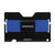Multi Function Aluminum Card Holder For Men & Women Elastic Band Wallet - Light Coffee