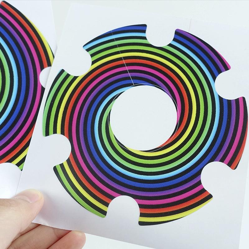 Waterproof Sticker for Xiaomi M365 Scooter Motor - 1 Pair - Colorful 7