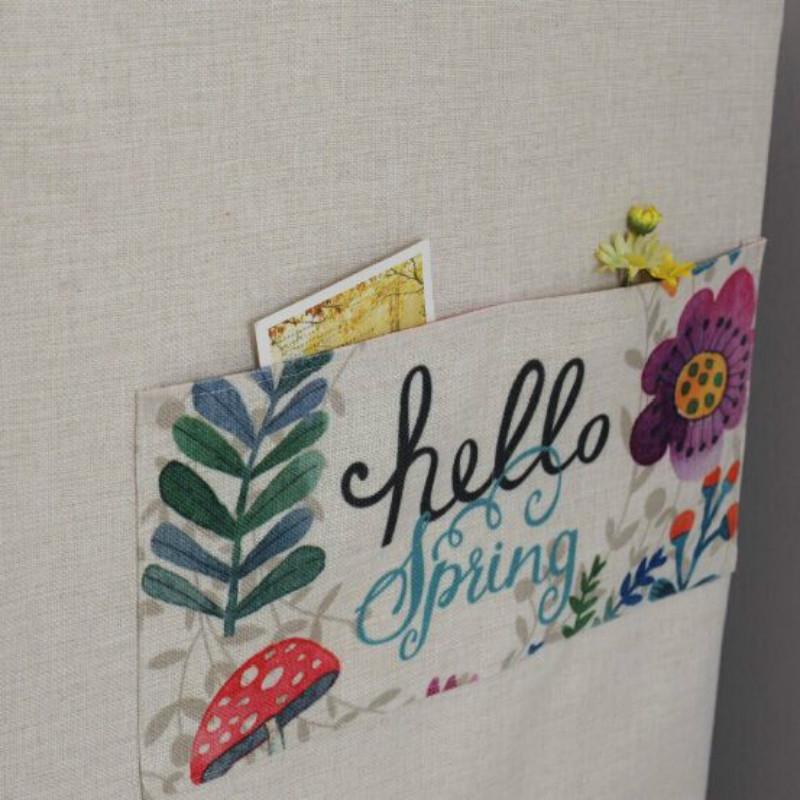 Cartoon Cotton Linen Drum Roller Washing Machine Dust Cover - 83x60x60cm Size - Love Rabbit