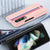 For Samsung Galaxy Z Fold4 5G Frosted Skin Case - Slim & Stylish - Checkered Green