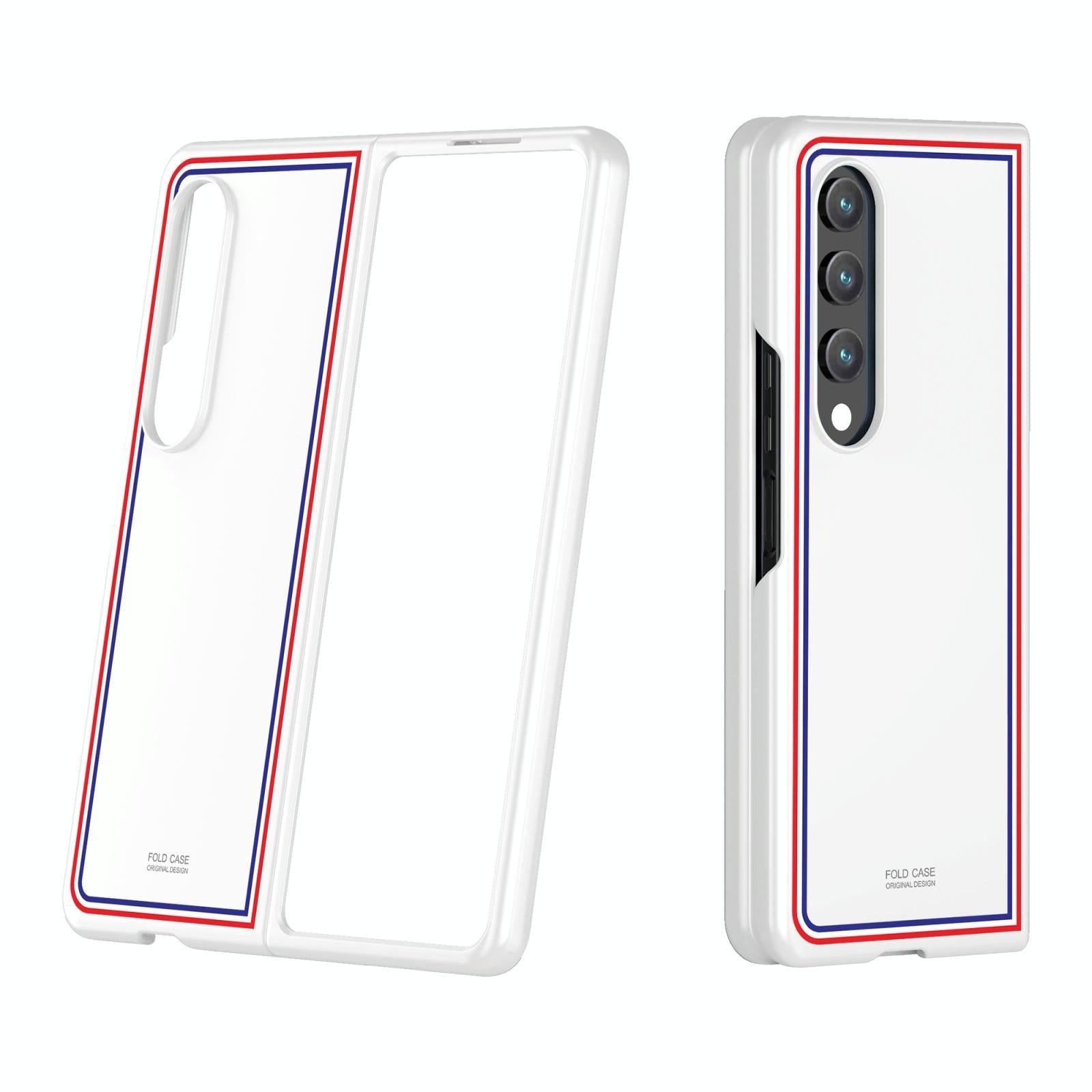 For Samsung Galaxy Z Fold4 5G Frosted Skin Case - Slim & Stylish - Checkered Green