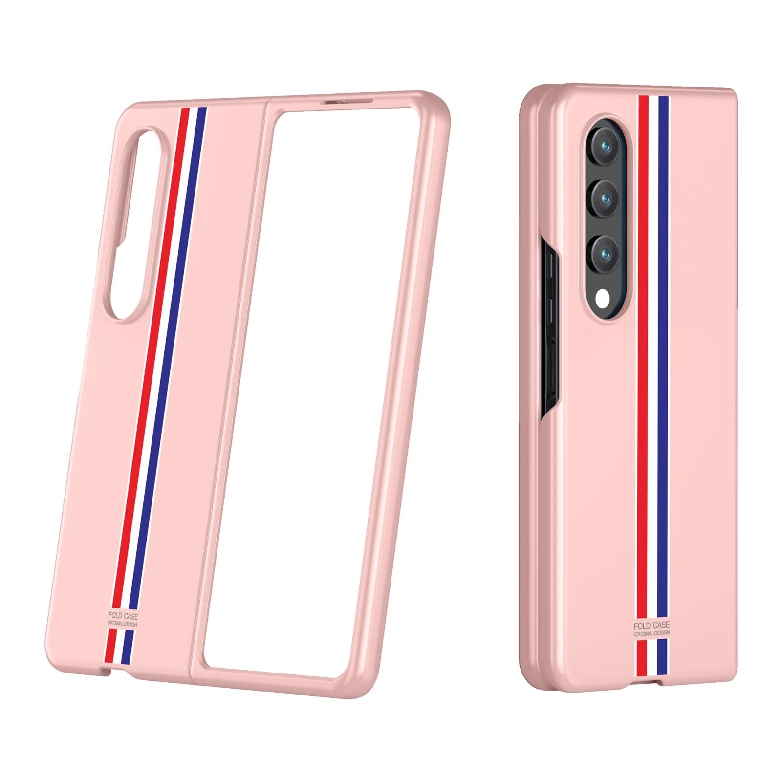 For Samsung Galaxy Z Fold4 5G Frosted Skin Case - Slim & Stylish - Checkered Green