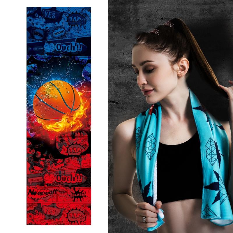 Quick Drying Cooling Towel For Outdoor Sports 100 X 30Cm - Fairy Deer
