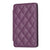 Rhombus Pattern Card Bag Back Sticker For Mobile Phones - Purple