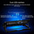 Silent Six-fan Cooling Holder for Notebook Computers - Black