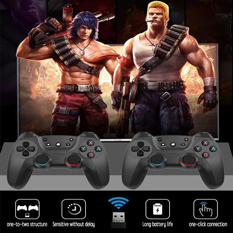 2.4g Wireless Controller for Pc Linux Android Tvbox - Supports Dual Connection - Battle Gray