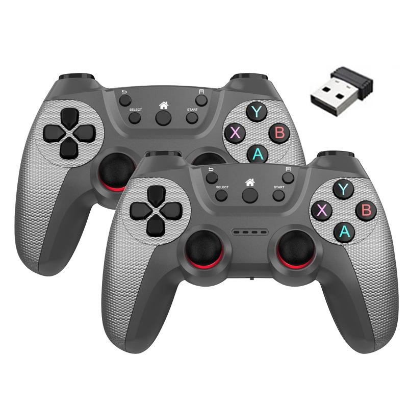 2.4g Wireless Controller for Pc Linux Android Tvbox - Supports Dual Connection - Battle Gray