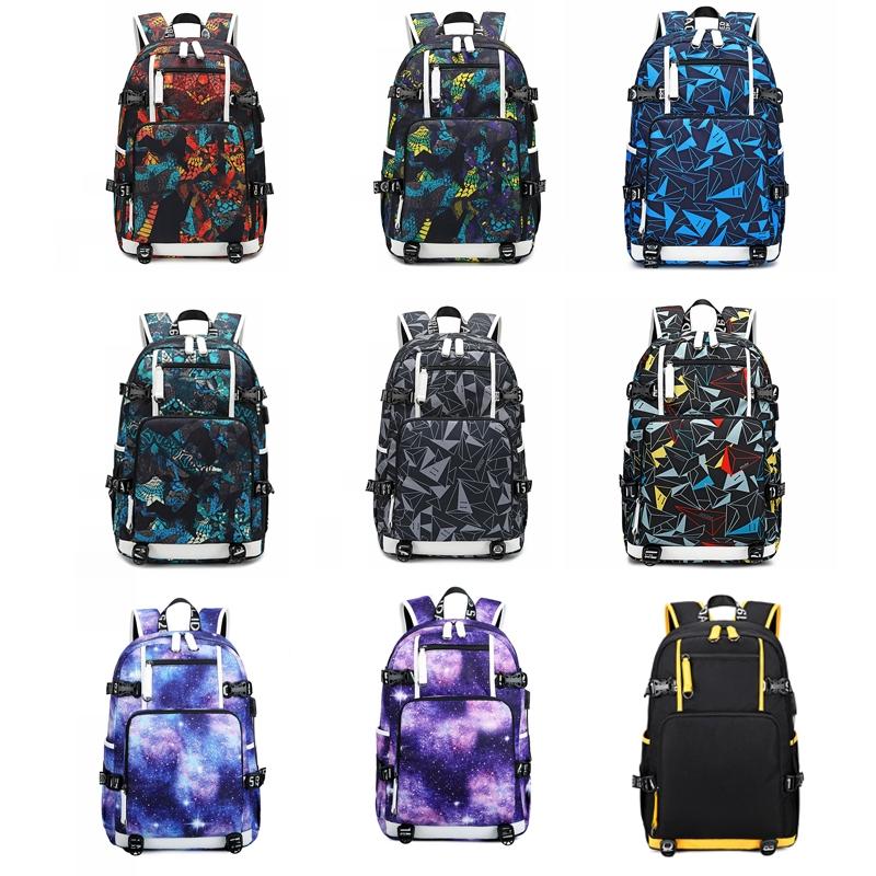 Student Thermal Backpack - Lightweight & Durable - Triangular Blue