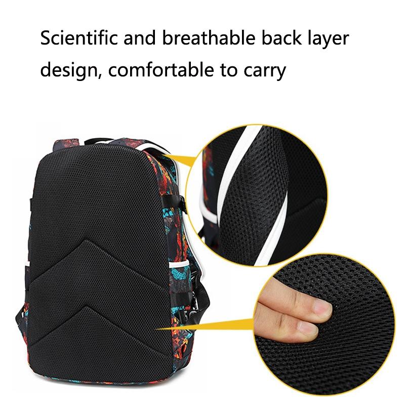 Student Thermal Backpack - Lightweight & Durable - Triangular Blue