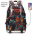 Student Thermal Backpack - Lightweight & Durable - Triangular Blue