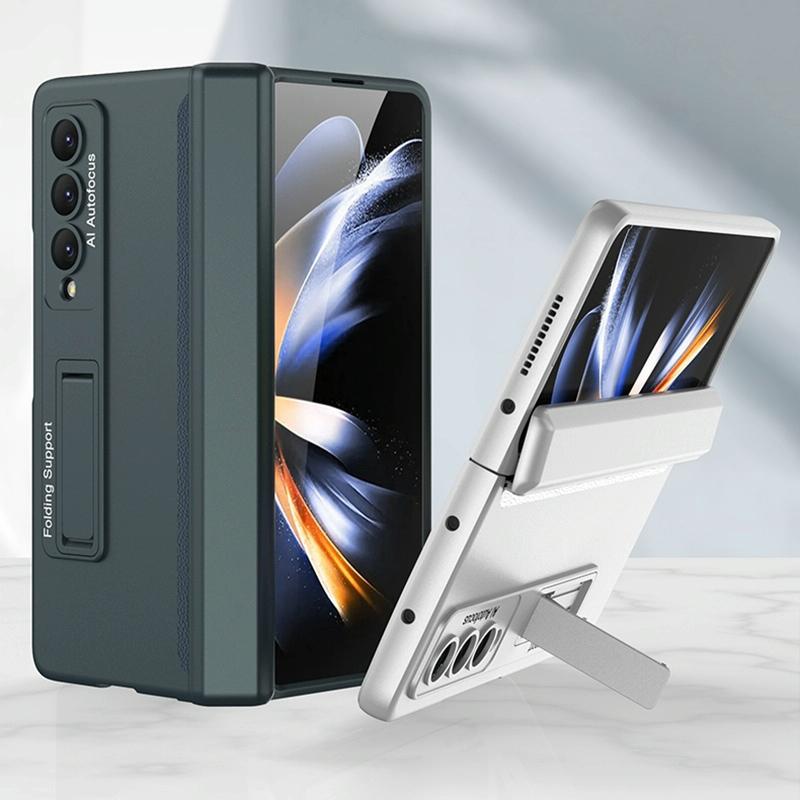 For Samsung Galaxy Z Fold4 5G Foldable Magnetic Hinged Case - Deep Sea Green