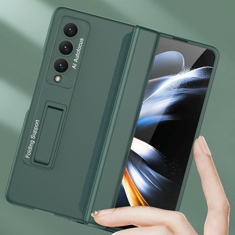 For Samsung Galaxy Z Fold4 5G Foldable Magnetic Hinged Case - Deep Sea Green