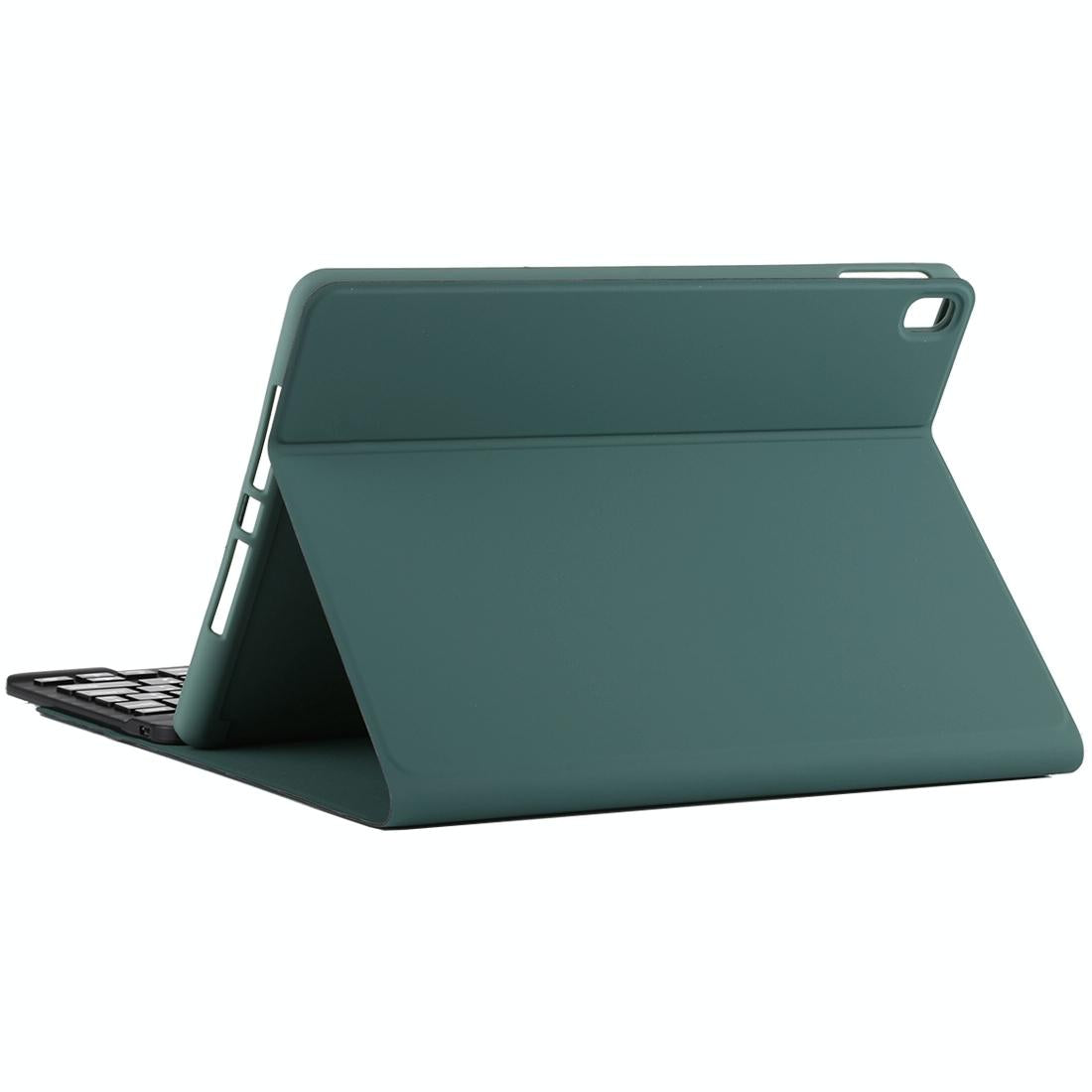 Bluetooth Tablet Case For Ipad Pro 11 With Detachable Microfiber Leather Pen Slot & Holder - Green