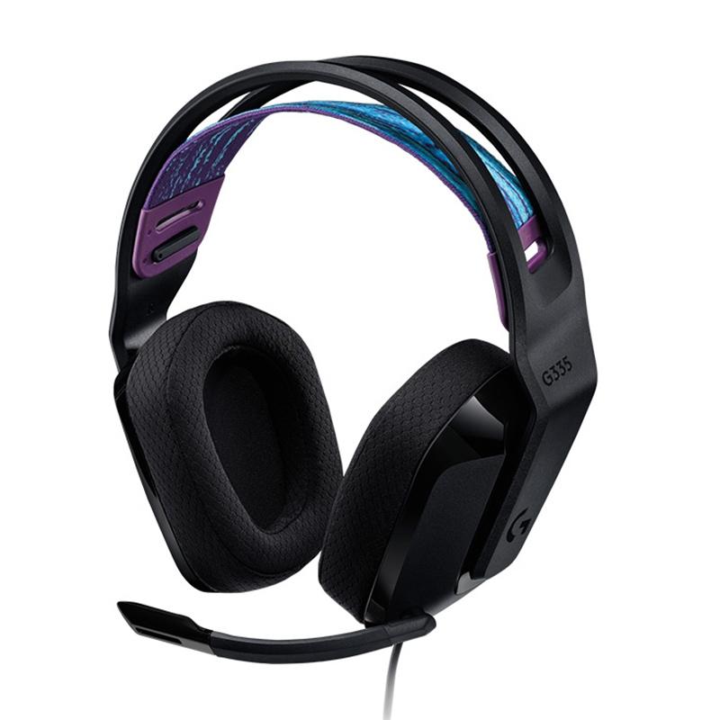 Foldable Wired Gaming Headset With Mic - Green