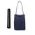 Large Apple Macbook Shoulder / Messenger Bag - Handheld - Black + Black Mouse Pad