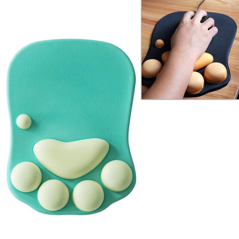 Soft Non Slip Cat Claw Mouse Pad - Green