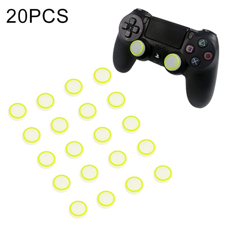 20 Luminous Silicone Gamepad Covers for Ps4 / Ps3 / Ps2 / Xbox360 / Xboxone / Wiiu - Green