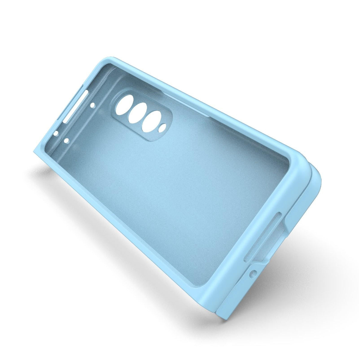 For Samsung Galaxy Z Fold4 5G Foldable Shockproof Phone Case with Magic Shield - Slim Design - Dark Blue