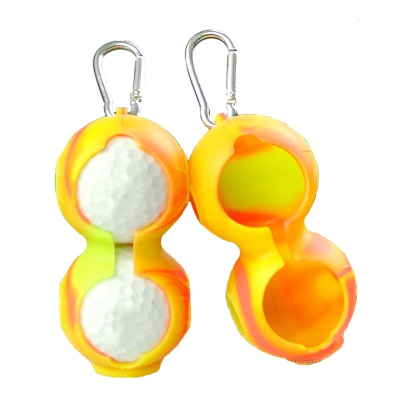 2-pack Golf Silicone Double-ball Protection Sleeves - Green