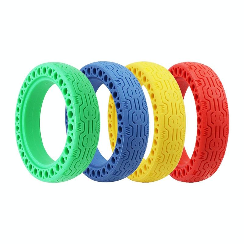 8.5 Electric Scooter Tire for Xiaomi Mijia M365 - Shock-absorbing Honeycomb Design - Green