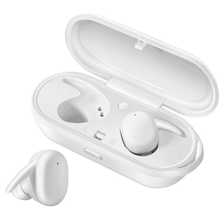 Waterproof Wireless Bluetooth Earphones with Magnetic Charging Box - 300mah - Green