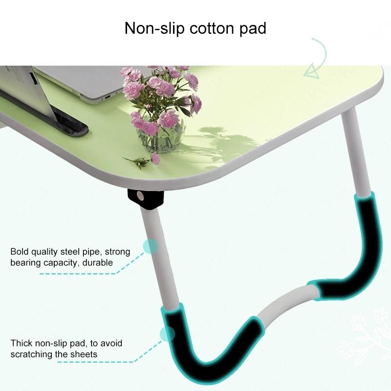 Portable Laptop Desk Stand - Foldable & Non-slip - Green