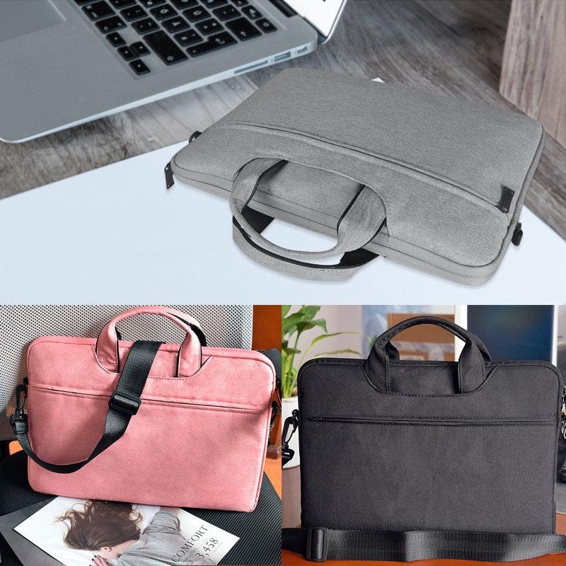 13.3 Inch Hidden Portable Strap One-shoulder Handbag - Waterproof Oxford Cloth - Dark Gray