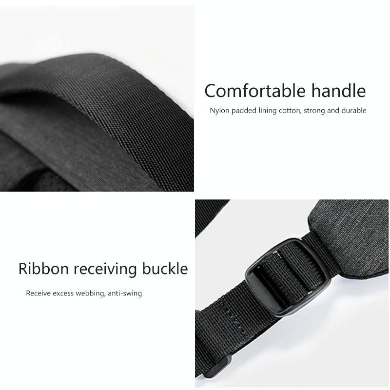 15.6-Inch Waterproof Laptop Backpack - Dark Gray