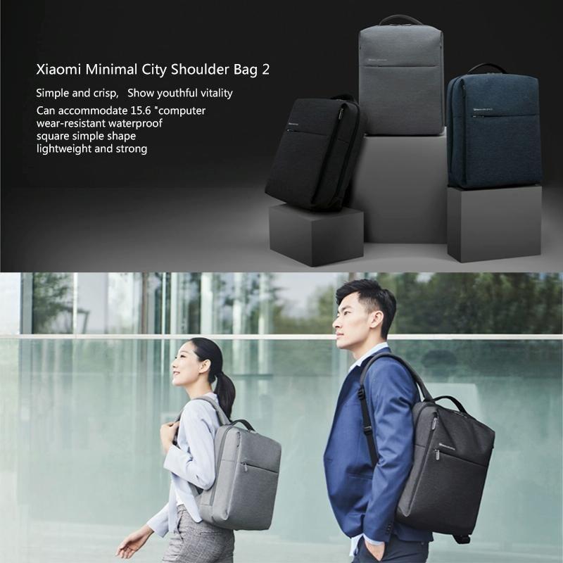 15.6-Inch Waterproof Laptop Backpack - Dark Gray