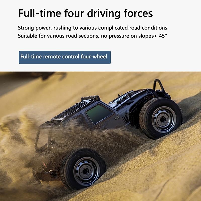1 16 2.4g Electric 4wd Off-road Rc Car Toy - Dark Gray