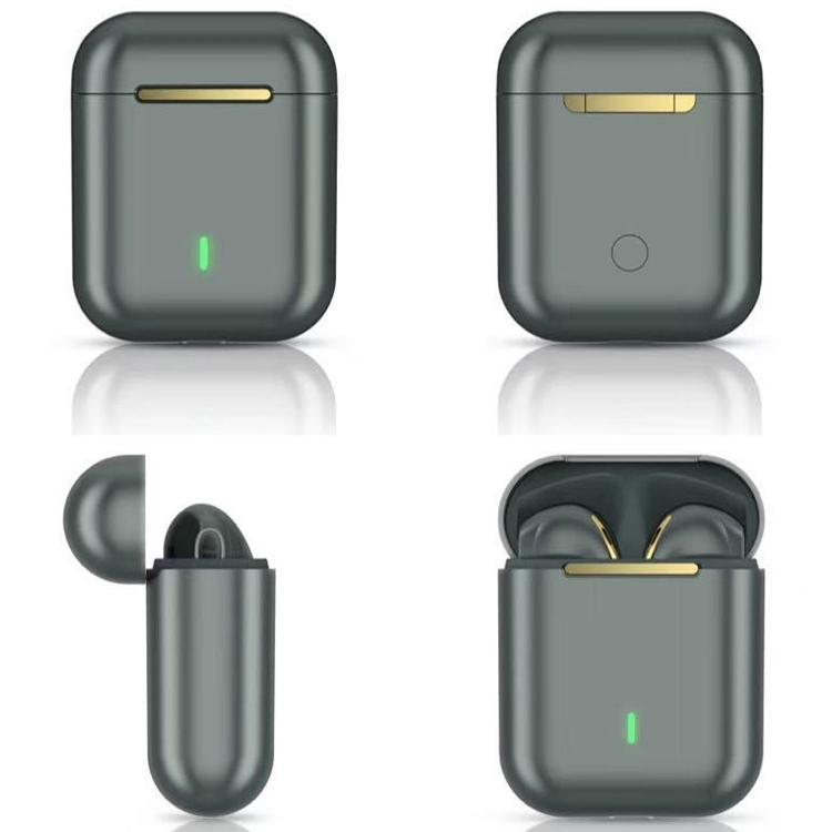 Wireless t & g J18 Bluetooth Earphones with Charging Box - Rose Gold
