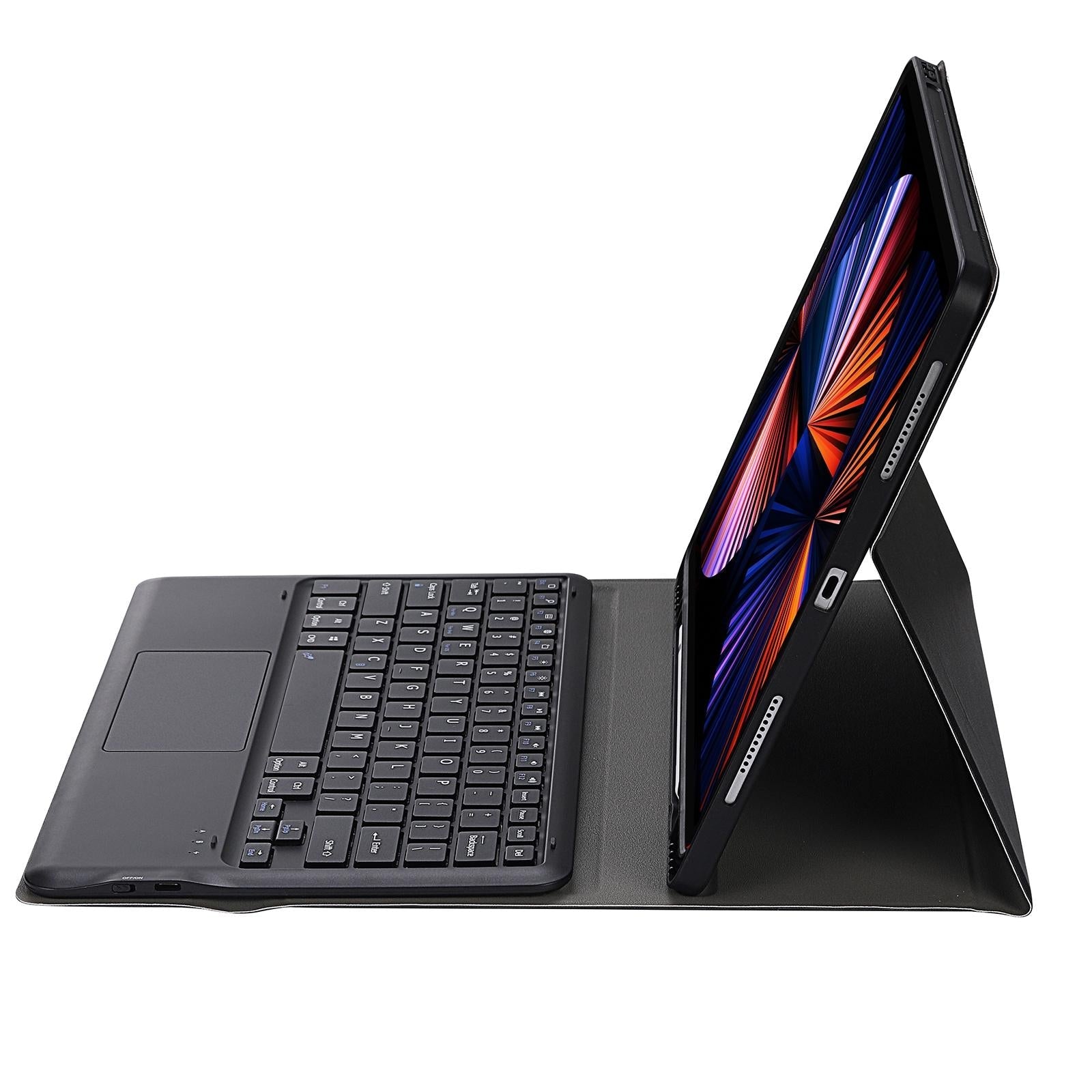 Detachable Bluetooth Keyboard Tablet Case For Ipad Pro 12.9 - Ultra-Thin With Touchpad Pen Slot & Holder - Rose Gold