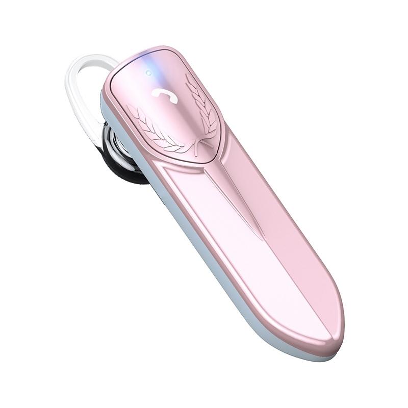 Bluetooth Earphone with Cvc Noise Reduction - Unilateral Design - Rose Gold