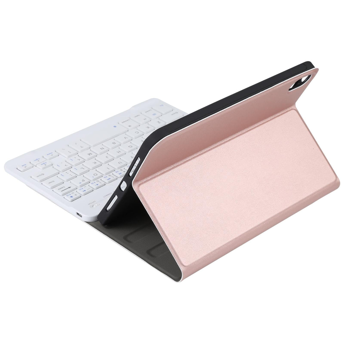 Ultra-Thin Detachable Bluetooth Keyboard Leather Case For Ipad Mini 6 - Rose Gold