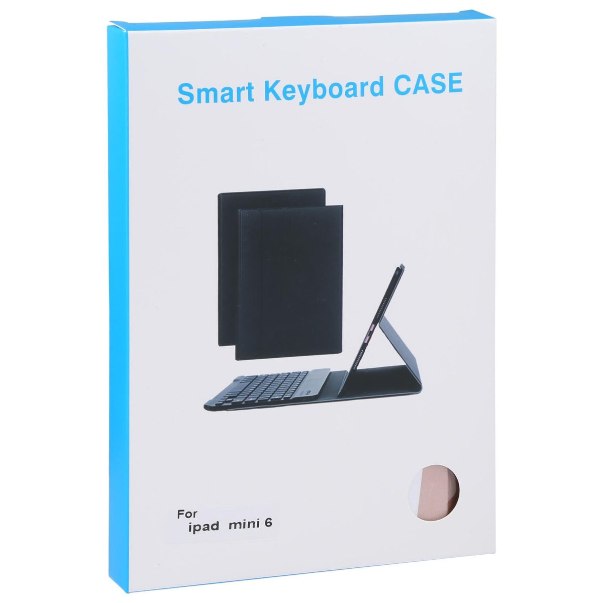 Ultra-Thin Detachable Bluetooth Keyboard Leather Case For Ipad Mini 6 - Rose Gold