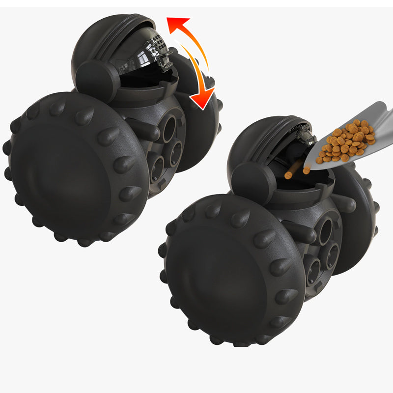 Vibe Geeks Pet Food Dispenser Tumbler Dog Treat Toy - Light Green