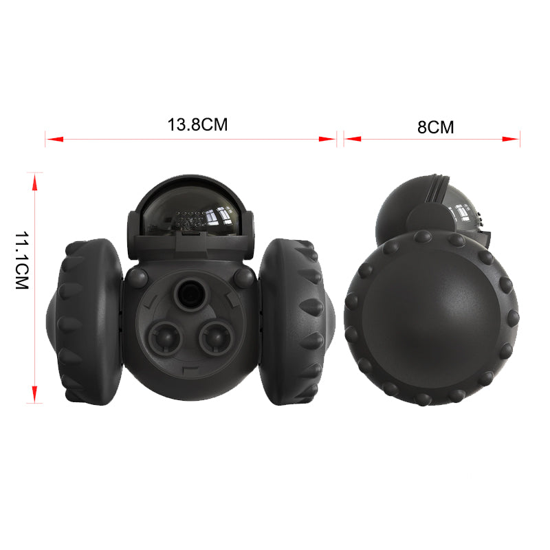 Vibe Geeks Pet Food Dispenser Tumbler Dog Treat Toy - Green