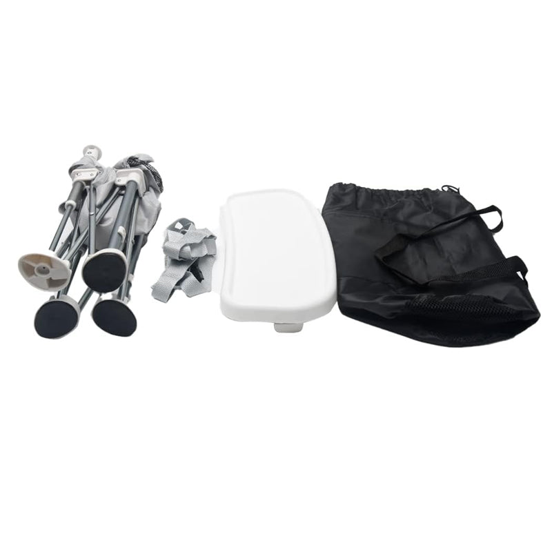 Vibe Geeks Foldable Camping and Dining Chair Outdoor Booster Seat for Toddlers - Pink