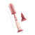 Vibe Geeks 3 in 1 Silicone Bottle and Teat Cleaning Brush - Red