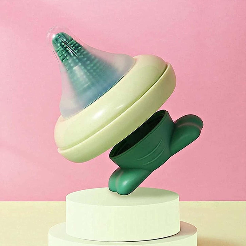 Vibe Geeks 3 in 1 Silicone Bottle and Teat Cleaning Brush - Red