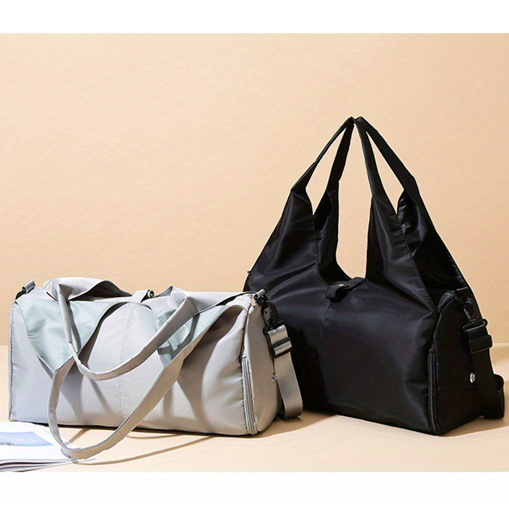 Vibe Geeks Large Capacity Dry and Wet Separation Wear-resistant Sports Fitness Storage Bag - Pink