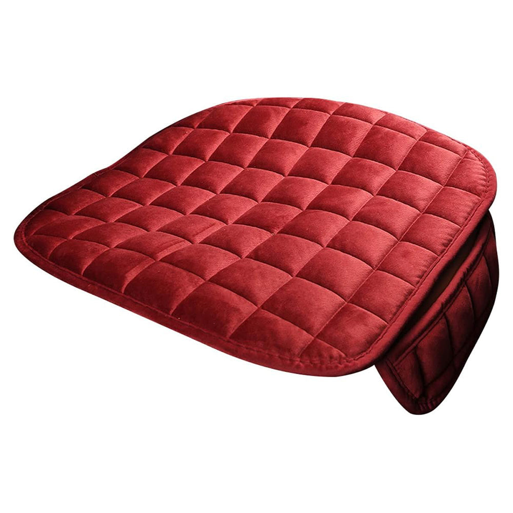 Vibe Geeks Auto Front Seat Winter-proof Cover for Comfort and Protection - Coffee