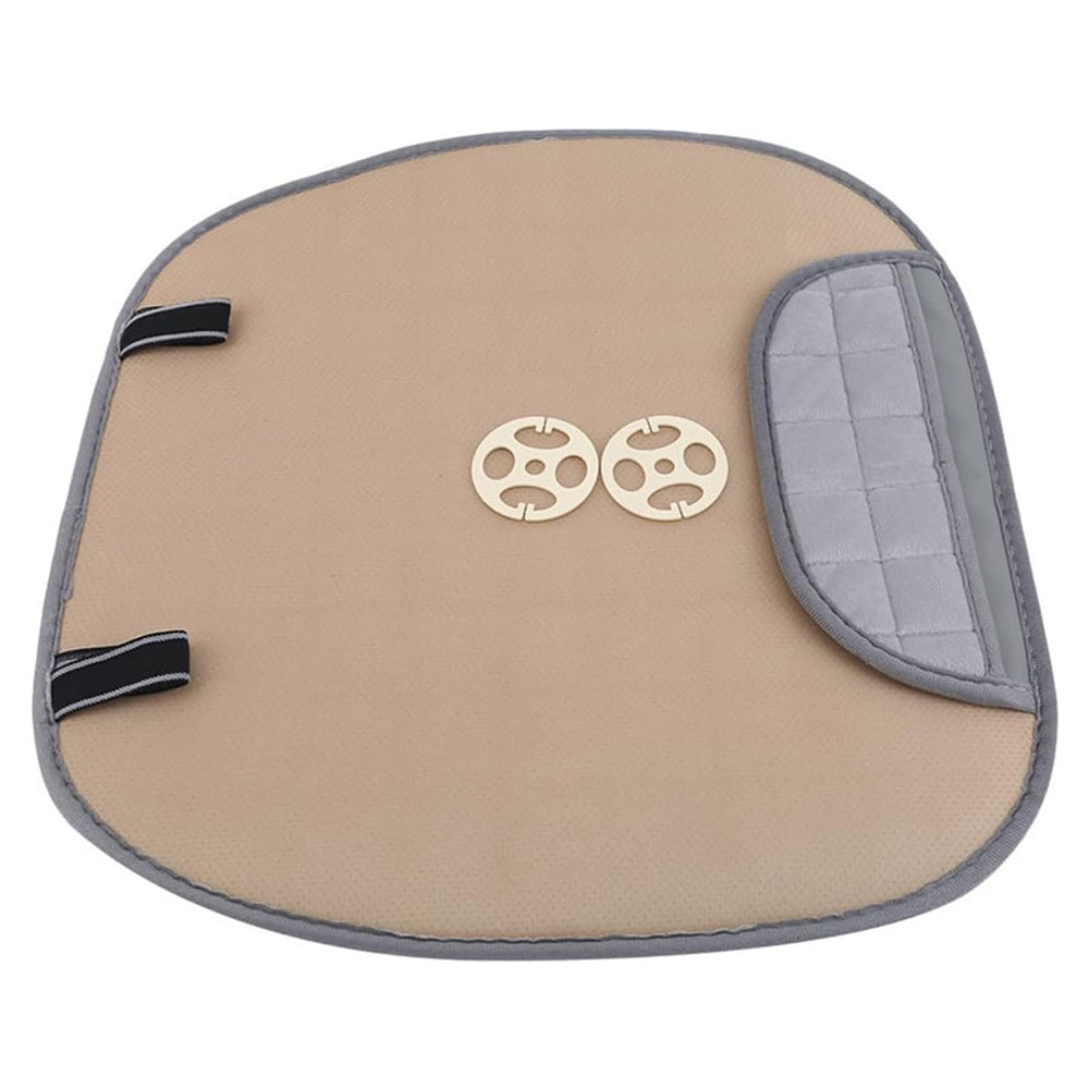 Vibe Geeks Auto Front Seat Winter-proof Cover for Comfort and Protection - Coffee