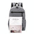 Outdoor Travel Usb Backpack - Compact & Durable - Grey