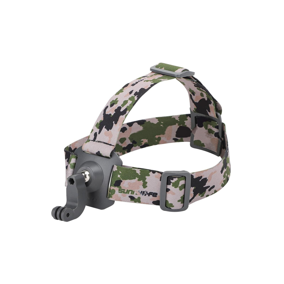 Adjustable 360 Degree Head Strap for Action Cameras - Grey